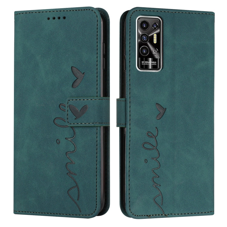Custodia per telefono in pelle con motivo a cuore Skin Feel, For Tecno Pova 2, For Tecno Pova Neo, For Tecno Spark 6 Go/Spark Go 2020, For Tecno Spark 7T/Spark 7