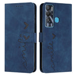 Custodia per telefono in pelle con motivo a cuore Skin Feel, For Tecno Pova 2, For Tecno Pova Neo, For Tecno Spark 6 Go/Spark Go 2020, For Tecno Spark 7T/Spark 7