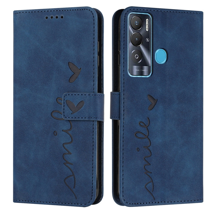 Custodia per telefono in pelle con motivo a cuore Skin Feel, For Tecno Pova 2, For Tecno Pova Neo, For Tecno Spark 6 Go/Spark Go 2020, For Tecno Spark 7T/Spark 7
