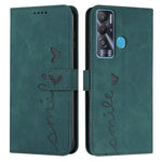 Custodia per telefono in pelle con motivo a cuore Skin Feel, For Tecno Pova 2, For Tecno Pova Neo, For Tecno Spark 6 Go/Spark Go 2020, For Tecno Spark 7T/Spark 7