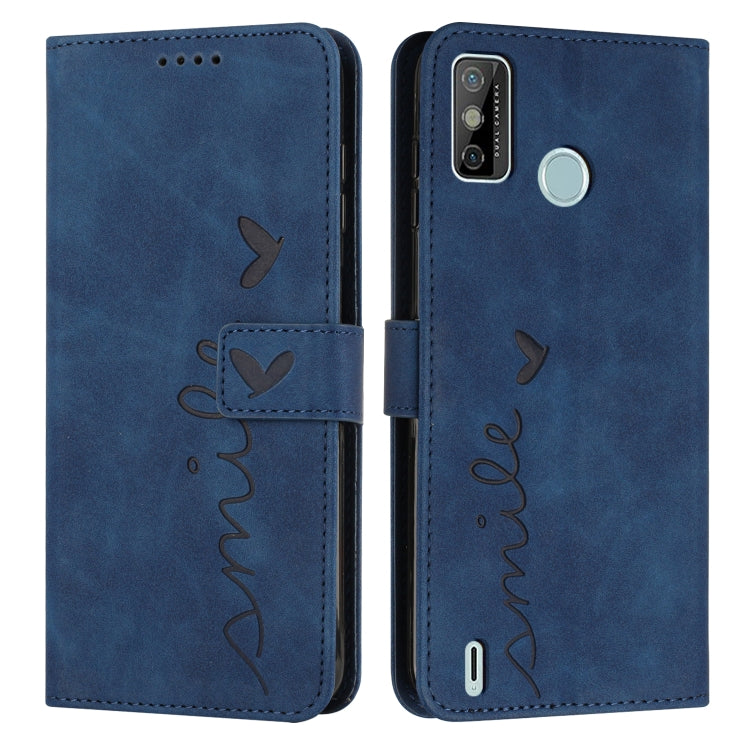 Custodia per telefono in pelle con motivo a cuore Skin Feel, For Tecno Pova 2, For Tecno Pova Neo, For Tecno Spark 6 Go/Spark Go 2020, For Tecno Spark 7T/Spark 7