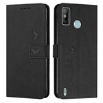 Custodia per telefono in pelle con motivo a cuore Skin Feel, For Tecno Pova 2, For Tecno Pova Neo, For Tecno Spark 6 Go/Spark Go 2020, For Tecno Spark 7T/Spark 7