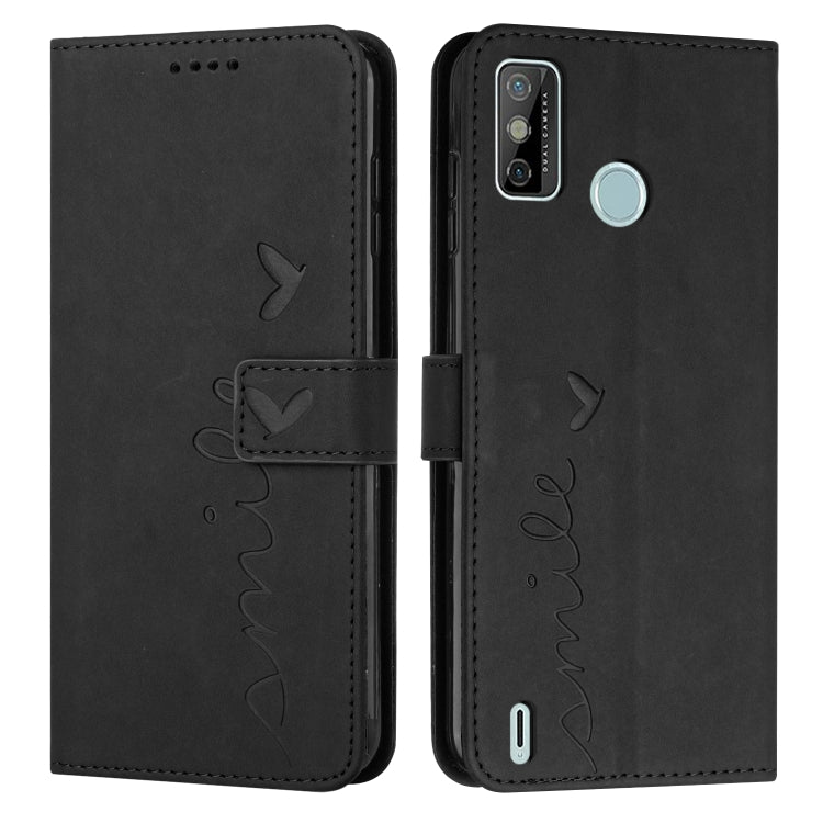 Custodia per telefono in pelle con motivo a cuore Skin Feel, For Tecno Pova 2, For Tecno Pova Neo, For Tecno Spark 6 Go/Spark Go 2020, For Tecno Spark 7T/Spark 7