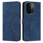 Custodia per telefono in pelle con motivo a cuore Skin Feel, For Tecno Spark 8 Pro, For Tecno Spark 8P, For Tecno Spark Go 2022