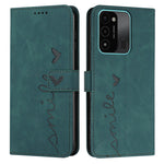 Custodia per telefono in pelle con motivo a cuore Skin Feel, For Tecno Spark 8 Pro, For Tecno Spark 8P, For Tecno Spark Go 2022