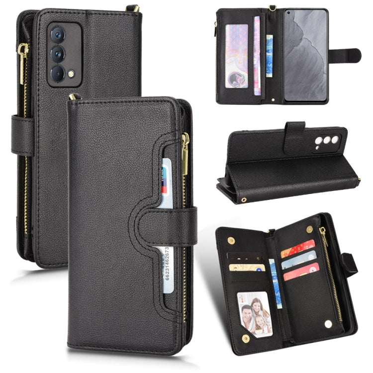 Custodia per telefono in pelle con cerniera texture Litchi, For OPPO Realme GT Master / K9, For Google Pixel 5a 5G, For Google Pixel 5 5G, For Samsung Galaxy M23 5G / F23 5G
