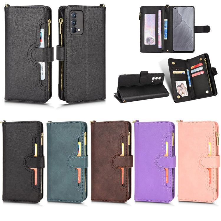 Custodia per telefono in pelle con cerniera texture Litchi, For OPPO Realme GT Master / K9, For Google Pixel 5a 5G, For Google Pixel 5 5G, For Samsung Galaxy M23 5G / F23 5G
