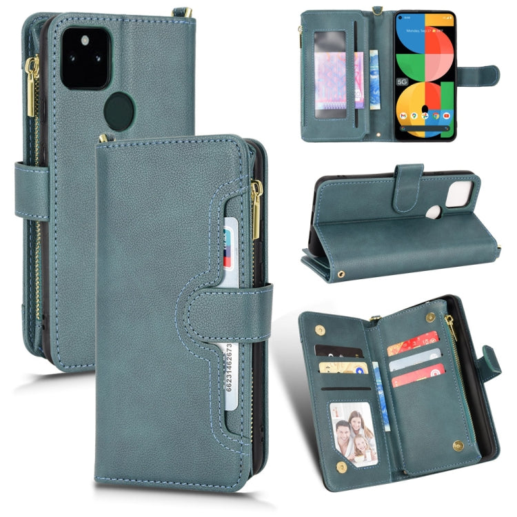 Custodia per telefono in pelle con cerniera texture Litchi, For OPPO Realme GT Master / K9, For Google Pixel 5a 5G, For Google Pixel 5 5G, For Samsung Galaxy M23 5G / F23 5G
