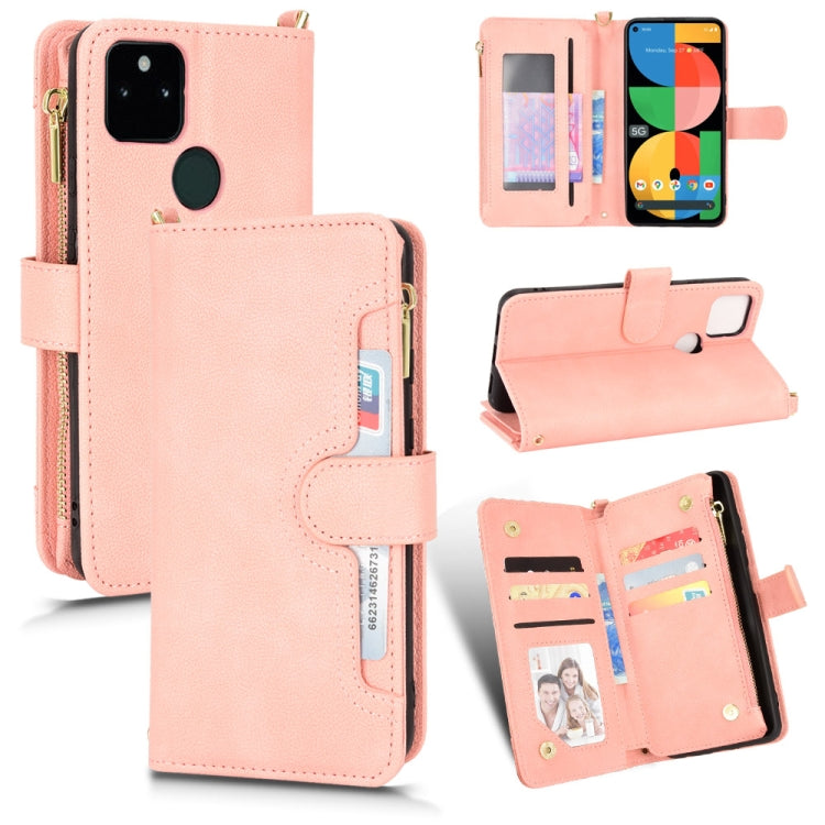 Custodia per telefono in pelle con cerniera texture Litchi, For OPPO Realme GT Master / K9, For Google Pixel 5a 5G, For Google Pixel 5 5G, For Samsung Galaxy M23 5G / F23 5G