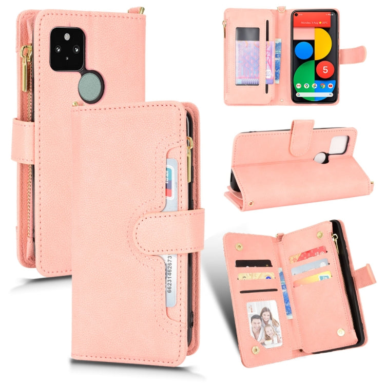 Custodia per telefono in pelle con cerniera texture Litchi, For OPPO Realme GT Master / K9, For Google Pixel 5a 5G, For Google Pixel 5 5G, For Samsung Galaxy M23 5G / F23 5G