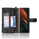 Custodia per telefono in pelle con cerniera texture Litchi, For Samsung Galaxy Z Fold2 5G, For Samsung Galaxy A13 5G, For Samsung Galaxy A23 4G / M22 4G, For Samsung Galaxy A22 5G