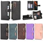 Custodia per telefono in pelle con cerniera texture Litchi, For Samsung Galaxy Z Fold2 5G, For Samsung Galaxy A13 5G, For Samsung Galaxy A23 4G / M22 4G, For Samsung Galaxy A22 5G