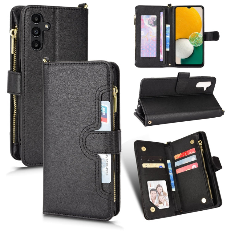Custodia per telefono in pelle con cerniera texture Litchi, For Samsung Galaxy Z Fold2 5G, For Samsung Galaxy A13 5G, For Samsung Galaxy A23 4G / M22 4G, For Samsung Galaxy A22 5G
