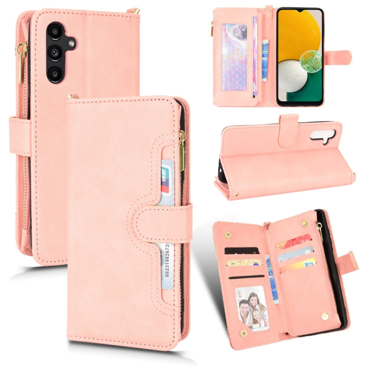 Custodia per telefono in pelle con cerniera texture Litchi, For Samsung Galaxy Z Fold2 5G, For Samsung Galaxy A13 5G, For Samsung Galaxy A23 4G / M22 4G, For Samsung Galaxy A22 5G