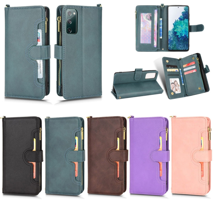 Custodia per telefono in pelle con cerniera texture Litchi, For Samsung Galaxy S20 FE 5G / 4G, For Samsung Galaxy S21+ 5G, For Samsung Galaxy S21 Ultra 5G, For Samsung Galaxy S21 5G