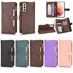 Custodia per telefono in pelle con cerniera texture Litchi, For Samsung Galaxy S22+ 5G, For Samsung Galaxy S22 5G, For Samsung Galaxy Xcover 5, For Samsung Galaxy Z Fold3 5G