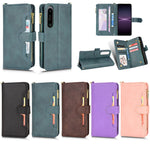 Custodia per telefono in pelle con cerniera texture Litchi, For Sony Xperia 1 IV, For Samsung Galaxy A32 5G / M32 5G, For Sony Xperia 10 IV, For Samsung Galaxy A33 5G
