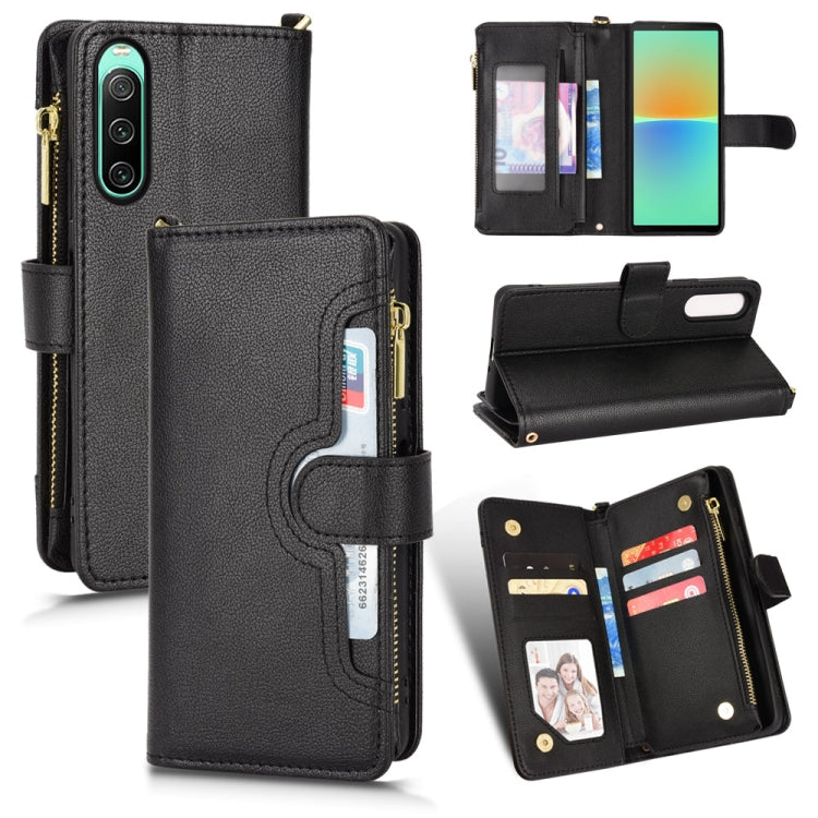 Custodia per telefono in pelle con cerniera texture Litchi, For Sony Xperia 1 IV, For Samsung Galaxy A32 5G / M32 5G, For Sony Xperia 10 IV, For Samsung Galaxy A33 5G