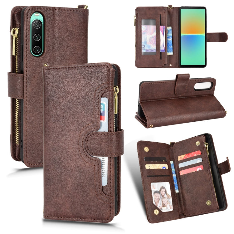 Custodia per telefono in pelle con cerniera texture Litchi, For Sony Xperia 1 IV, For Samsung Galaxy A32 5G / M32 5G, For Sony Xperia 10 IV, For Samsung Galaxy A33 5G