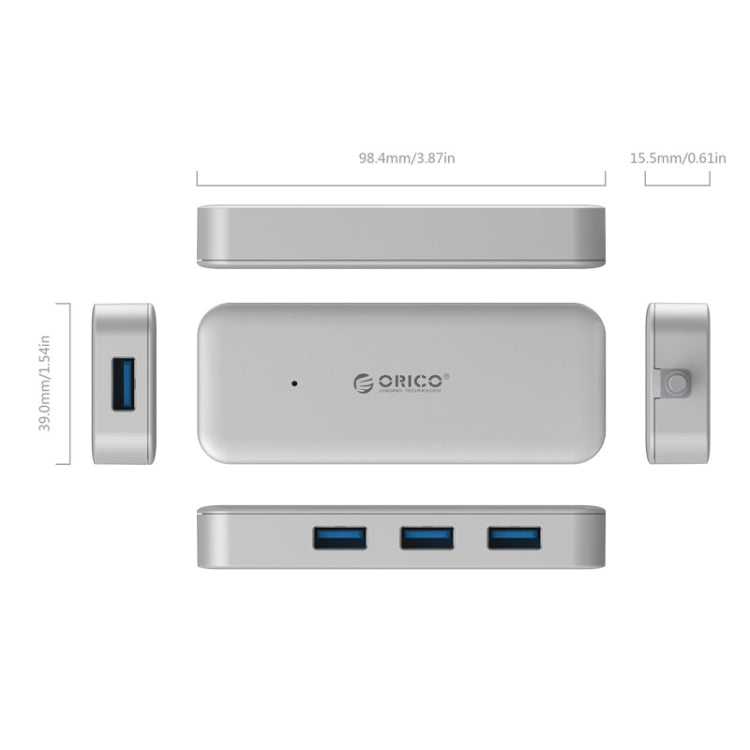 Hub USB 3.0 4 porte Tipo C ORICO TC4U-U3