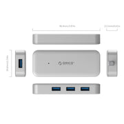 HUB di espansione USB 3.0 a 4 porte da tipo C a USB 3.0 ORICO TC4U-U3