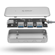 HUB di espansione USB 3.0 a 4 porte da tipo C a USB 3.0 ORICO TC4U-U3