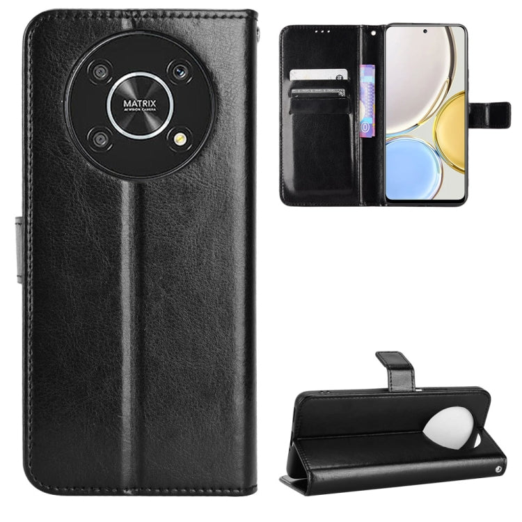 Custodia in pelle a conchiglia orizzontale per telefono Crazy Horse Texture, For Honor X9 5G / Magic4 Lite / X30