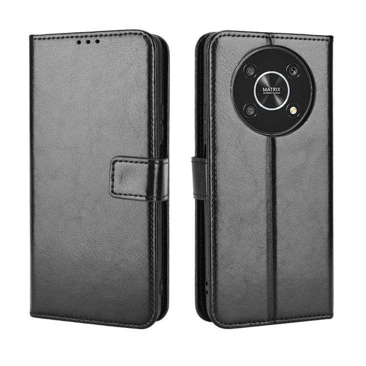 Custodia in pelle a conchiglia orizzontale per telefono Crazy Horse Texture, For Honor X9 5G / Magic4 Lite / X30