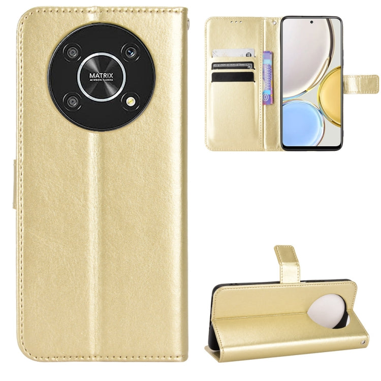 Custodia in pelle a conchiglia orizzontale per telefono Crazy Horse Texture, For Honor X9 5G / Magic4 Lite / X30