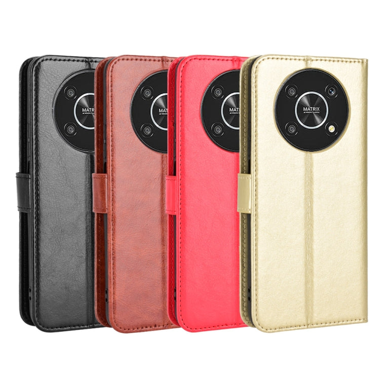 Custodia in pelle a conchiglia orizzontale per telefono Crazy Horse Texture, For Honor X9 5G / Magic4 Lite / X30