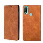 Custodia per telefono in pelle con vibrazione orizzontale magnetica Skin Feel, For Motorola Moto E20, For Motorola Moto E40