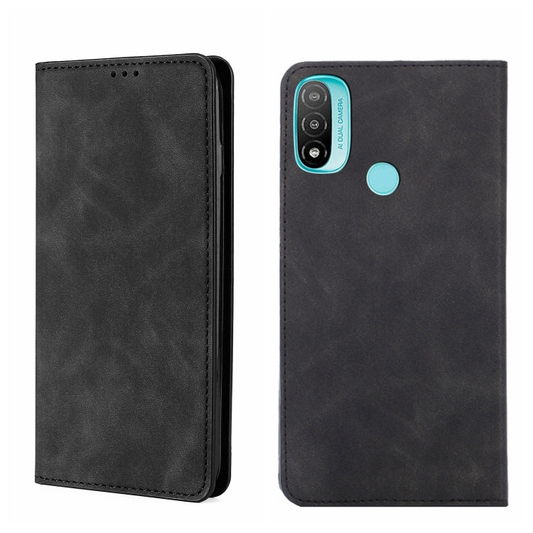 Custodia per telefono in pelle con vibrazione orizzontale magnetica Skin Feel, For Motorola Moto E20, For Motorola Moto E40