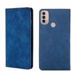 Custodia per telefono in pelle con vibrazione orizzontale magnetica Skin Feel, For Motorola Moto E20, For Motorola Moto E40