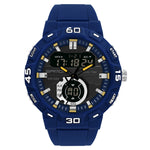 SANDA 3087 Luminoso orologio elettronico impermeabile a doppio display