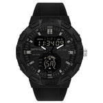 SANDA 3087 Luminoso orologio elettronico impermeabile a doppio display