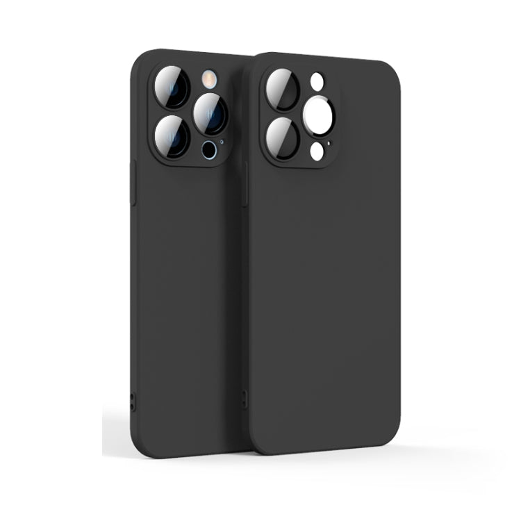 Custodia liquida con pellicola in vetro per iPhone 13 Pro Max
