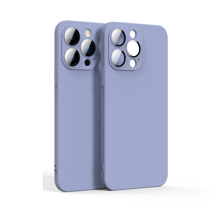 Custodia liquida con pellicola in vetro per iPhone 13 Pro Max