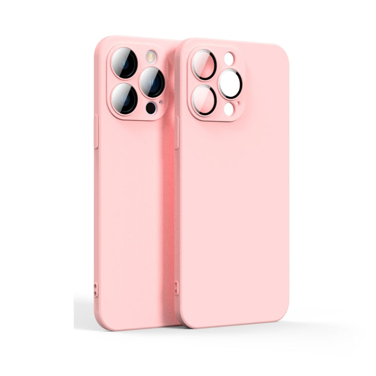 Custodia liquida con pellicola in vetro per iPhone 13 Pro Max