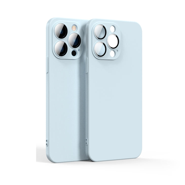 Custodia liquida con pellicola in vetro per iPhone 13 Pro Max