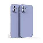 Custodia liquida con pellicola vetro per iPhone 12