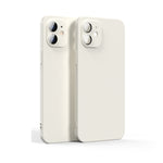 Custodia liquida con pellicola vetro per iPhone 12