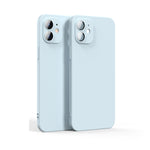 Custodia liquida con pellicola vetro per iPhone 12