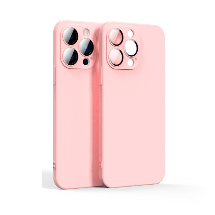 Custodia liquida con pellicola vetro per iPhone 12