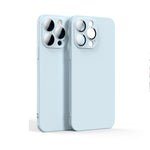 Custodia liquida con pellicola vetro per iPhone 12