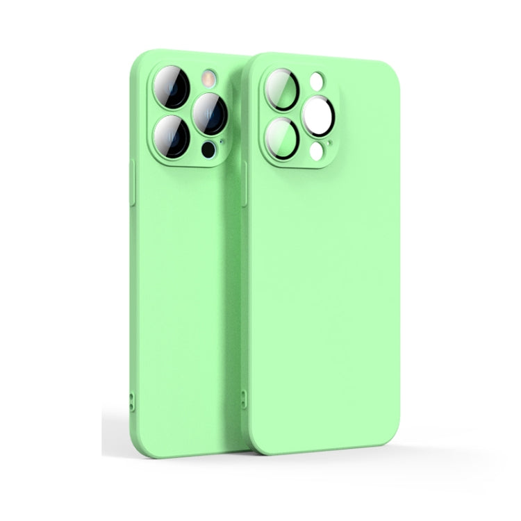 Custodia liquida con pellicola vetro per iPhone 12