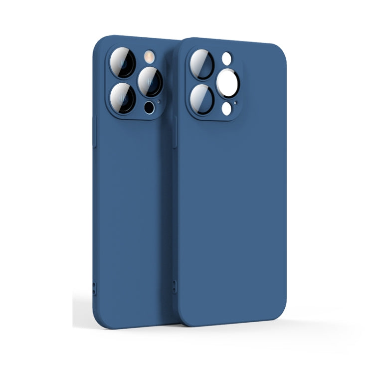 Custodia liquida con pellicola vetro per iPhone 12
