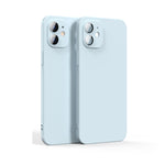 Custodia liquida con pellicola in vetro per iPhone 11