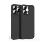 Custodia liquida con pellicola vetro per iPhone 12