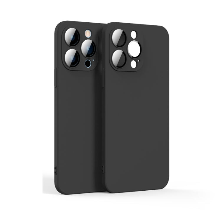 Custodia liquida con pellicola vetro per iPhone 12
