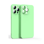 Custodia liquida con pellicola vetro per iPhone 12